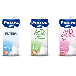Leche PULEVA (Pack 6 BRIK 1 litro)