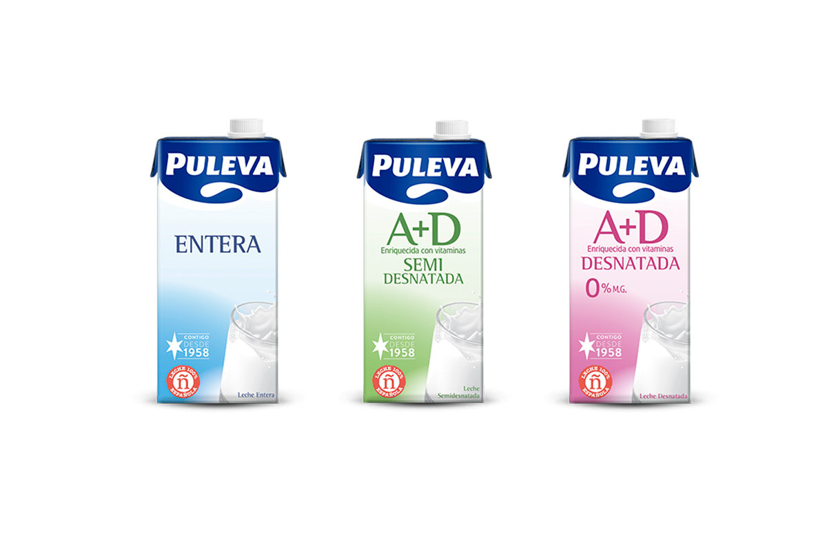 Leche PULEVA (Pack 6 BRIK 1 litro) - La Plaza de Jaén