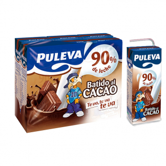 Batido PULEVA Cacao Mini 200 cl (Pack 6 ud)